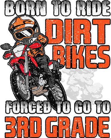 Dirt Bike Biker Back To School Biking 3rd Grade Student Coaster