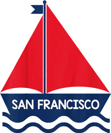San Francisco California Sailing Boat Souvenir Pajama Set