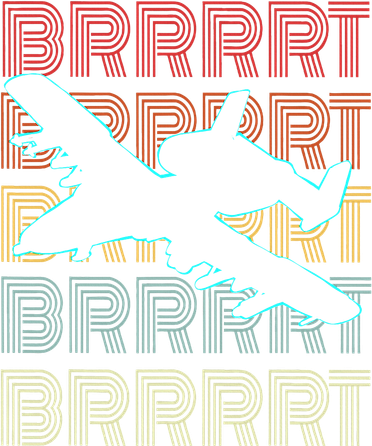 Brrrrt A 10 Warthog Vintage Retro Style Bucket Hat