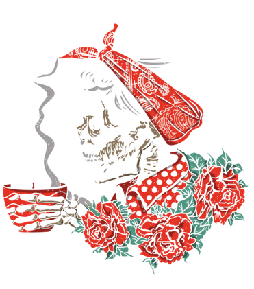 Dead Inside But Caffeinated Skeleton Coffee Mousepad