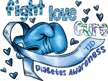 Fight Love Cure Diabetes Awareness Hat