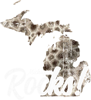 Great Lakes Shaped Wo Petoskey Stone Michigan Rocks Doggie Tank