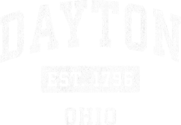 Dayton Ohio Oh Vintage Established Sports Button
