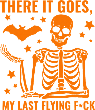 There It Goes My Last Flying F Skeletons Kids T-Shirt