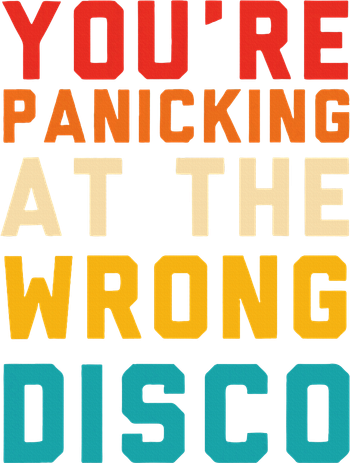 YouRe Panicking At The Wrong Disco Retro Kids T-Shirt