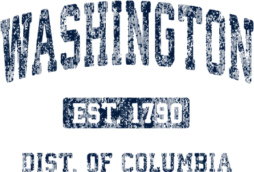 Washington Dc Vintage Athletic Sports Women's Long Sleeve Shirt