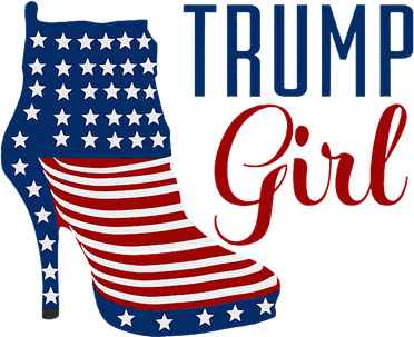 Trump Girl High Heel With Flag Beanie
