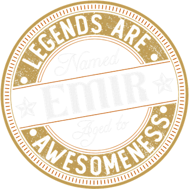 Emir Legends Are Named Emir Kids Hoodie