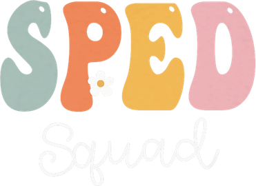 Sped Squad Retro Groovy Vintage Happy First Day Of School Kids Sweatshirt