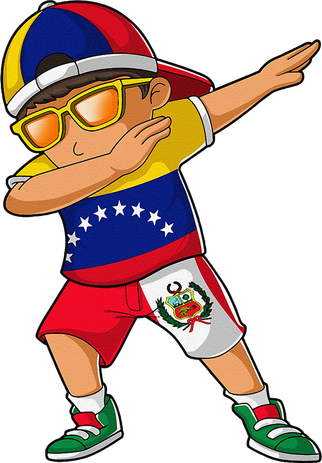 Half Venezuelan Peruvian Venezuela Peru Flag Pajama Set