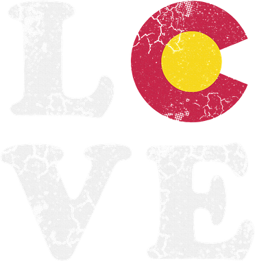 Colorado Flag Love Toddler Sweatshirt