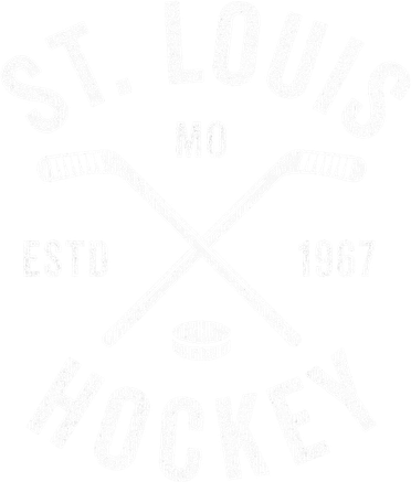St. Louis Ice Hockey Crossed Sticks Coaster