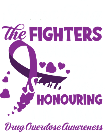 Support Fighters Honouring Taken Drug Overdose Awareness Polo