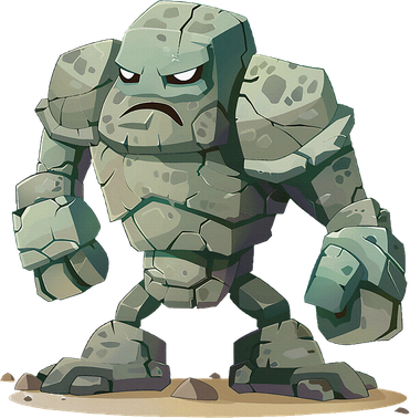 Cool Golem Costume Coaster