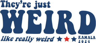 TheyRe Just Weird Antitrump TheyRe Weird Vote Blue Golf Towel