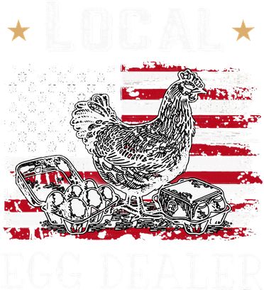 Local Egg Dealer Funny American Flag Mousepad