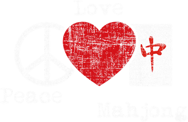 Peace Love Mahjong Gambling Casino Player Chinese Game Women's Tank Top