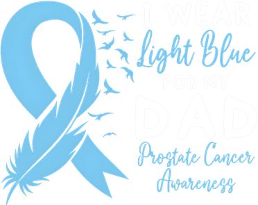 I Wear Light Blue For My Dad Prostate Cancer Support Toddler Hoodie