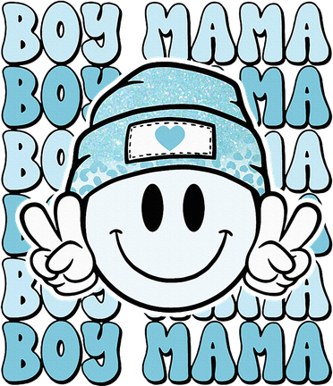 Boy Mama Retro Gift For Mother Mom Of Sons Kids Sweatshirt