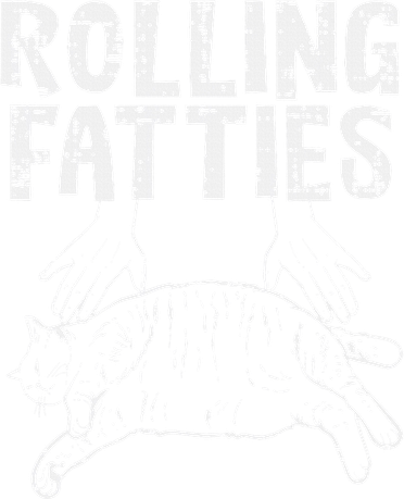 Rolling Fatties Cat Funny Fat Kitten Toddler Hoodie