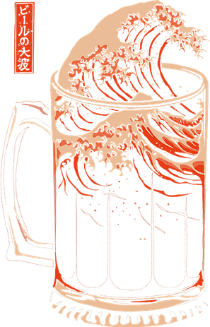 The Great Wave Of Beer Tumbler