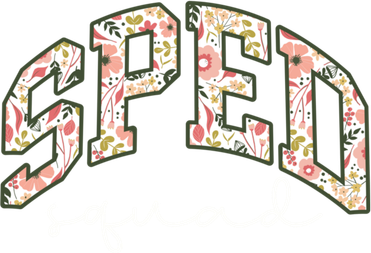 Floral Sped Squad Team Special Education Teacher Life Kids Sweatshirt