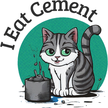 I Eat Cement Cursed Cat Funny Oddly Specific Dank Meme Doggie Tank