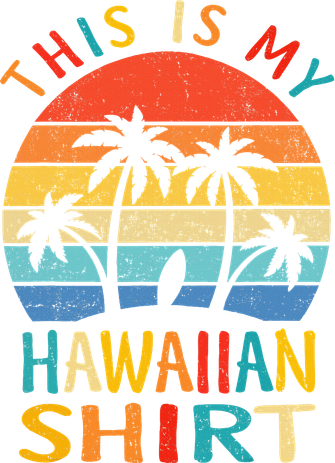 This Is My Hawaiian Tropical Luau Costume Party Hawaii Women's Tank Top