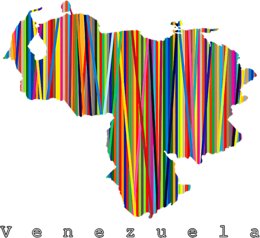Mapa De Venezuela Multicolor Franela Doggie Tank