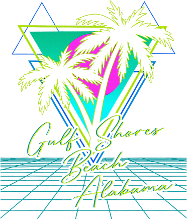 Gulf Shores Beach Alabama Spring Break Vacation Souvenir Button