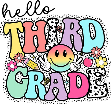 Hello Third Grade Team 3rd Grade Girl Teacher Back To School Button