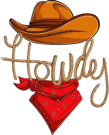 Howdy Cowboy Cowgirl Western Country Rodeo Howdy Button