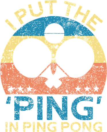 I Put The Ping In Ping Pong Funny Table Tennis Women's Hoodie