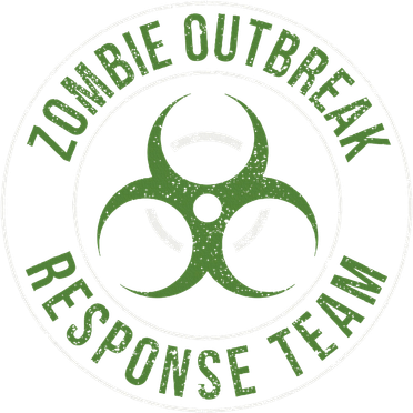 Zombie Outbreak Response Team Halloween Apocalypse Gas Mask Beanie