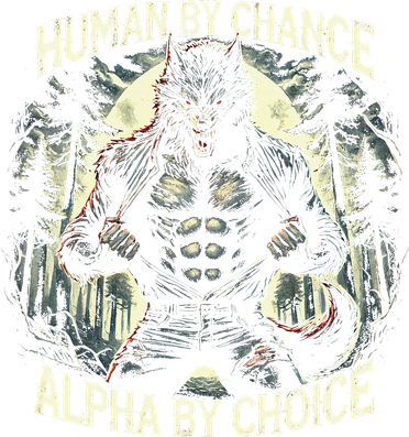 Human By Chance Alpha By Choice Alpha Wolf Mousepad