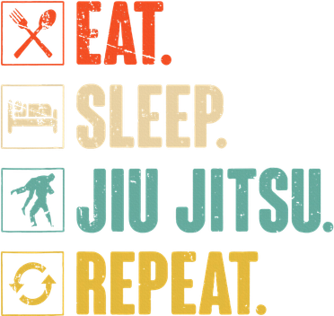 Eat Sleep Jiujitsu Repeat Funny Jiujitsu Martial Art Combat Women's Tank Top