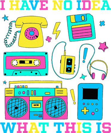 I Have No Idea What This Is 70s 80s 90s Outfit Toddler T-Shirt