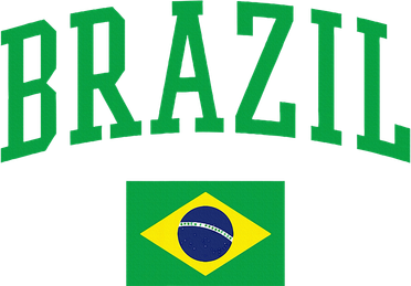 Brazil Flag Yellow Kids Hoodie