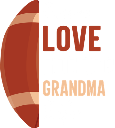 Peace Love Soccer Grandma Life Graphic Polo