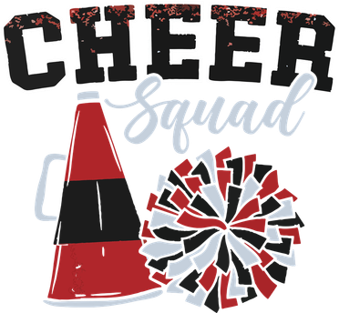 Cheer Squad Funny Cheerleader Cheerleading Red Women Girl Kids Hoodie