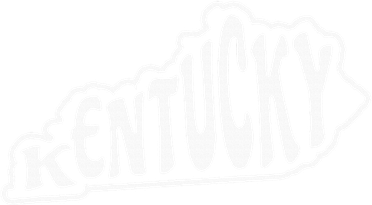 Kentucky Outline In White Women's Sweatshirt