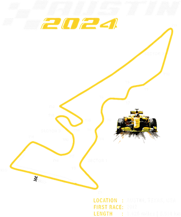 Race Track In Austin Formula Racing Circuits Sport Baby Bodysuit