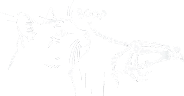 Black Cat Skeleton Hand Boop Halloween Pet Backpack