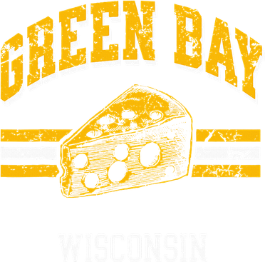 Green Bay Wisconsin Cheesehead Retro Pride Vintage Cheese Kids T-Shirt