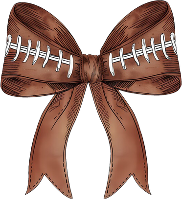 Football Lover Cute Bow Fall Polo