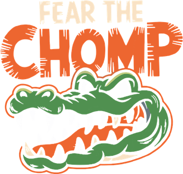 Florida Fear The Chomp Gator Toddler Long Sleeve