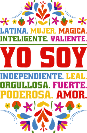 Yo Soy Latina Hispanic Heritage Month Gift Hooded Wearable Blanket