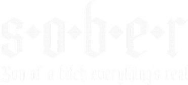 Sober Son Of A Bitch Everythings Real Alcoholics Aa Recovery Women's Hoodie