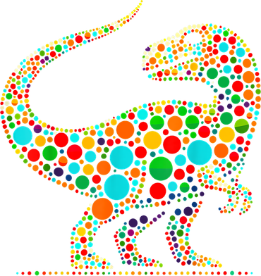 Colorful Polka Dot Dinosaur Happy Dot Day Gift Tank Top