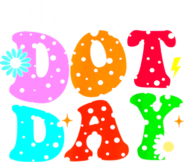 Groovy Hippie Flowers Smile Face Teacher Gift Happy Dot Day Gift Toddler Long Sleeve